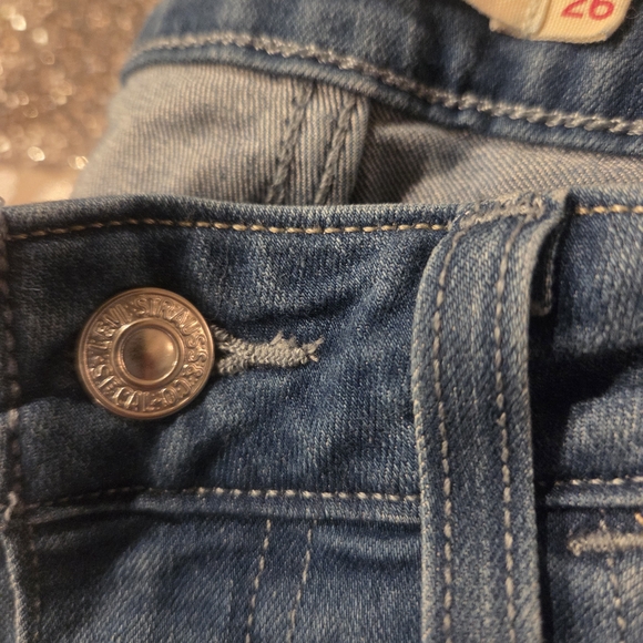 ​Y2K Aesthetic 🦋 Levi’s 535 Super Skinny Low Rise Denim | Size 26 - Picture 7 of 16